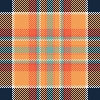Tartan scotland seamless plaid pattern . Retro background fabric. Vintage check color square geometric texture. vector