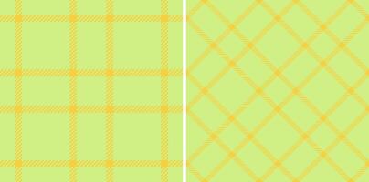 Tartan check fabric of background seamless plaid with a pattern textile texture . Set in nature colors for thanksgiving fashion cozy celebration. vector
