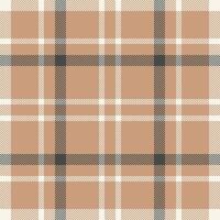 Plaid check pattern. Seamless fabric texture. Tartan textile print. vector