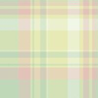 Crossed textile plaid seamless, endless pattern fabric. Native background tartan check texture in light and white colors. vector