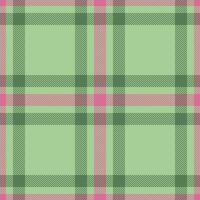 Skirt tartan pattern, age textile texture plaid. London background seamless check fabric in light and green colors. vector