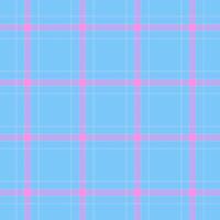 Real plaid pattern fabric, poster tartan check textile. Attire background texture seamless in cyan and light colors. vector
