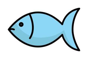 Fish icon. icon related to Omega 3, healthy fats or protein source. colored outline icon style. nutrition elements illustration vector