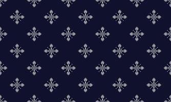 Geometric ethnic pattern traditional Design for background, carpet, wallpaper, clothing, wrapping, Batik, fabric, sarong. embroidery style. vector