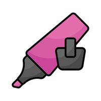 Check this creatively designed icon of highlighter, stationery item vector