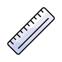 Tool for measurement or calculating length, premium icon of ruler, scale vector