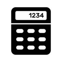 Calculator design, mathematical calculation equipment in modern style vector