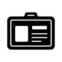 Student id card design, entry pass icon in modern style vector