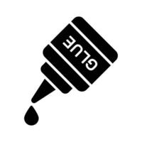 A compact and versatile glue bottle icon, ideal for crafting, adhesive, and creative projects vector
