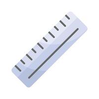 Tool for measurement or calculating length, premium icon of ruler, scale vector