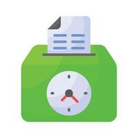 Grab this amazing icon of attendance, ready to use vector