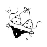 Take a look at this amazing icon of bikini in modern style vector