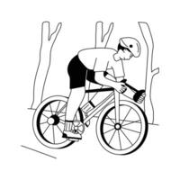 Grab this editable modern illustration of cycling, ready to use and download vector