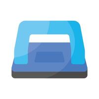 A creative hole punch icon, perfect for indicating document organization or office supplies vector