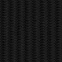 Knit texture black color. seamless pattern fabric. Knitting background flat design. vector