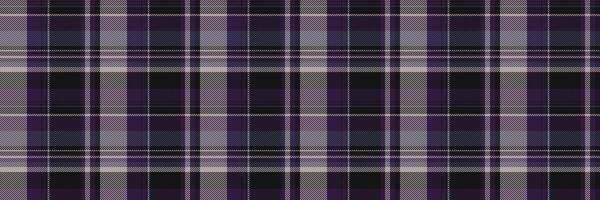 Decorating texture seamless plaid, mexican check tartan textile. Idyllic fabric background pattern in black and dark colors. vector