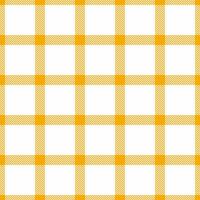 Abstract check texture seamless, flowing textile tartan. Textured plaid fabric pattern background in bright and white colors. vector