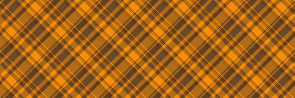Infant fabric seamless check, 20s background pattern plaid. Network tartan texture textile in orange and bright colors. vector