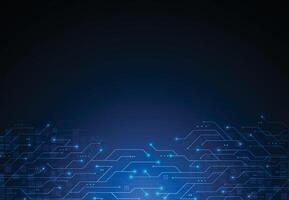 Abstract background with technology circuit board texture. Artificial intelligence electronic board. Communication and engineering concept vector