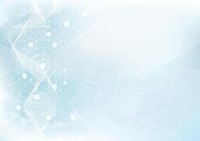 Abstract hexagonal molecular structures in technology background and science style. Medical design vector