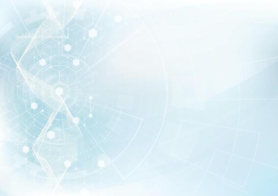 Abstract hexagonal molecular structures in technology background and science style. Medical design