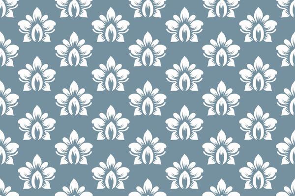 Seamless vintage damask pattern, luxurious decorative design