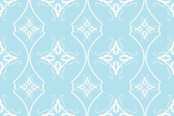 Seamless vintage damask pattern, luxurious decorative design