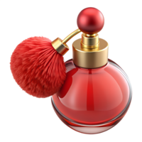 Luxury perfume spray bottle 3d icon isolated on the transparent background png