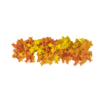 3d rendering of Autumn Yellow tree from the topview png