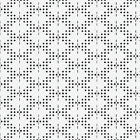 Seamless black Pattern with Serif Lines and Painted Rhombuses with Frame on White Background. dot pattern with style batik. vector