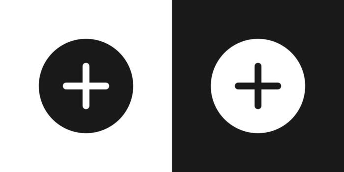 añadir nuevo icono botón establecer.crear icono símbolo. ilustración vector