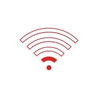 Wireless and wifi icon sign for remote internet access, internet connection, bad signal icon. vector