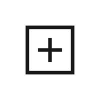 New, Plus, Add icon button. Set of plus icons.Create icon symbol. illustration vector