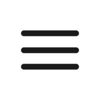 Hamburger website navigation menu. Hamburger menu icons. vector