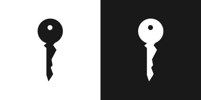 Key icon set for website and app vector