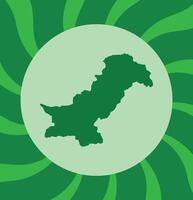 The design for the independence day Pakistan on 14 of august vector