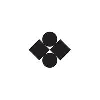 tiles abstract basic shape simple logo vector
