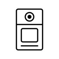 door bell icon design template simple and clean vector