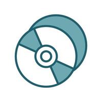 compact disk icon design template simple and clean vector