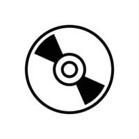 compact disk icon design template simple and clean vector