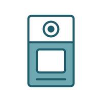 door bell icon design template simple and clean vector