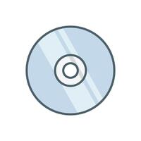 compact disk icon design template simple and clean vector