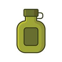 water canteen icon design template simple and clean vector