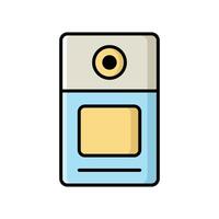 door bell icon design template simple and clean vector