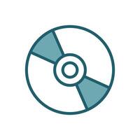 compact disk icon design template simple and clean vector