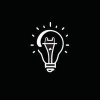 Electric bulb light vector