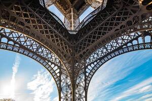 Majestic Low Angle View of Eiffel Tower by Day photo