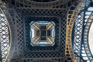 Majestic Low Angle View of Eiffel Tower by Day photo