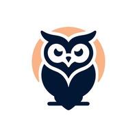 an owl sitting on a branch with a branch in the background vector