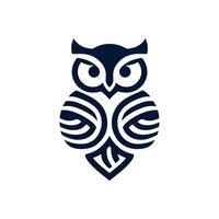 an owl sitting on a branch with a branch in the background vector